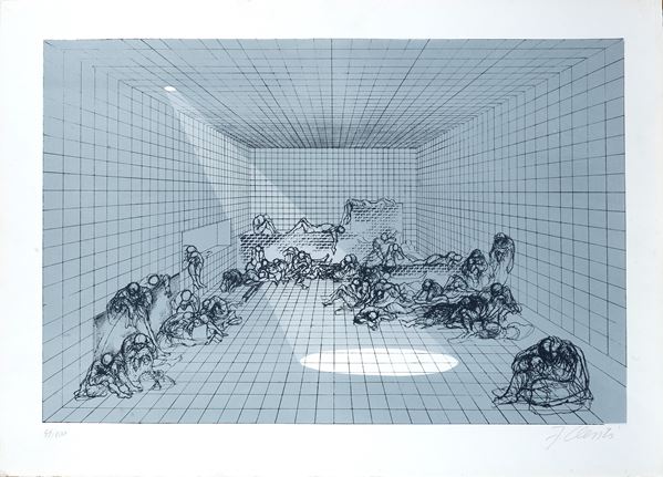 Fabrizio Clerici - Grande interno metafisico