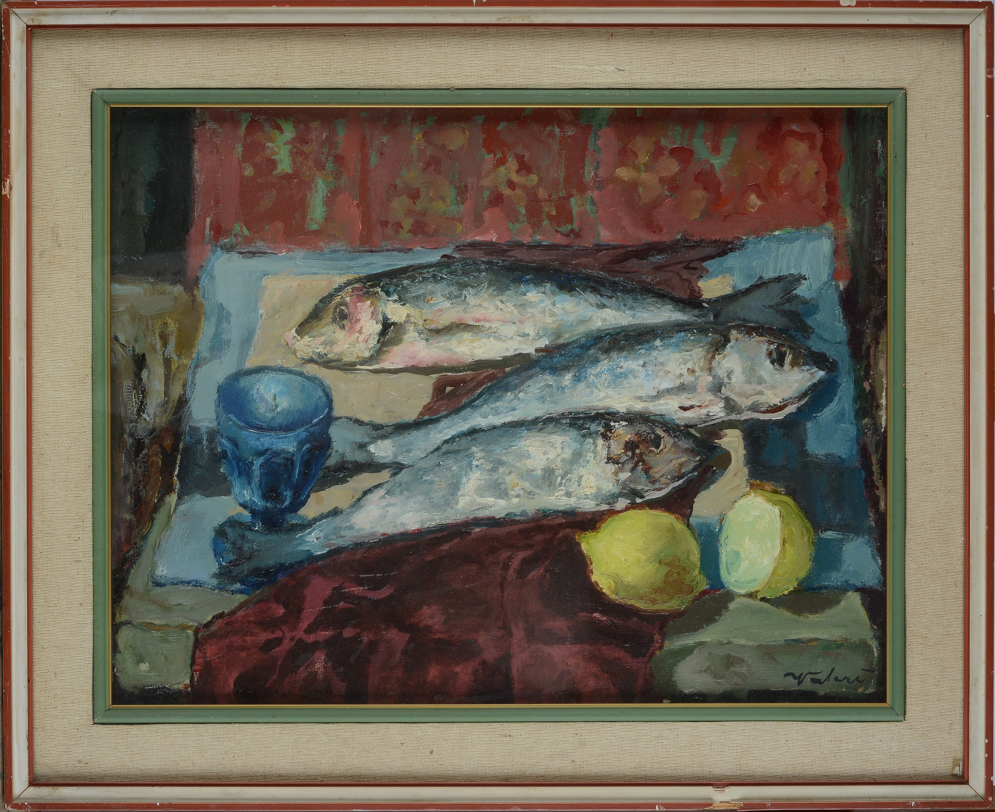 Natura morta con pesci