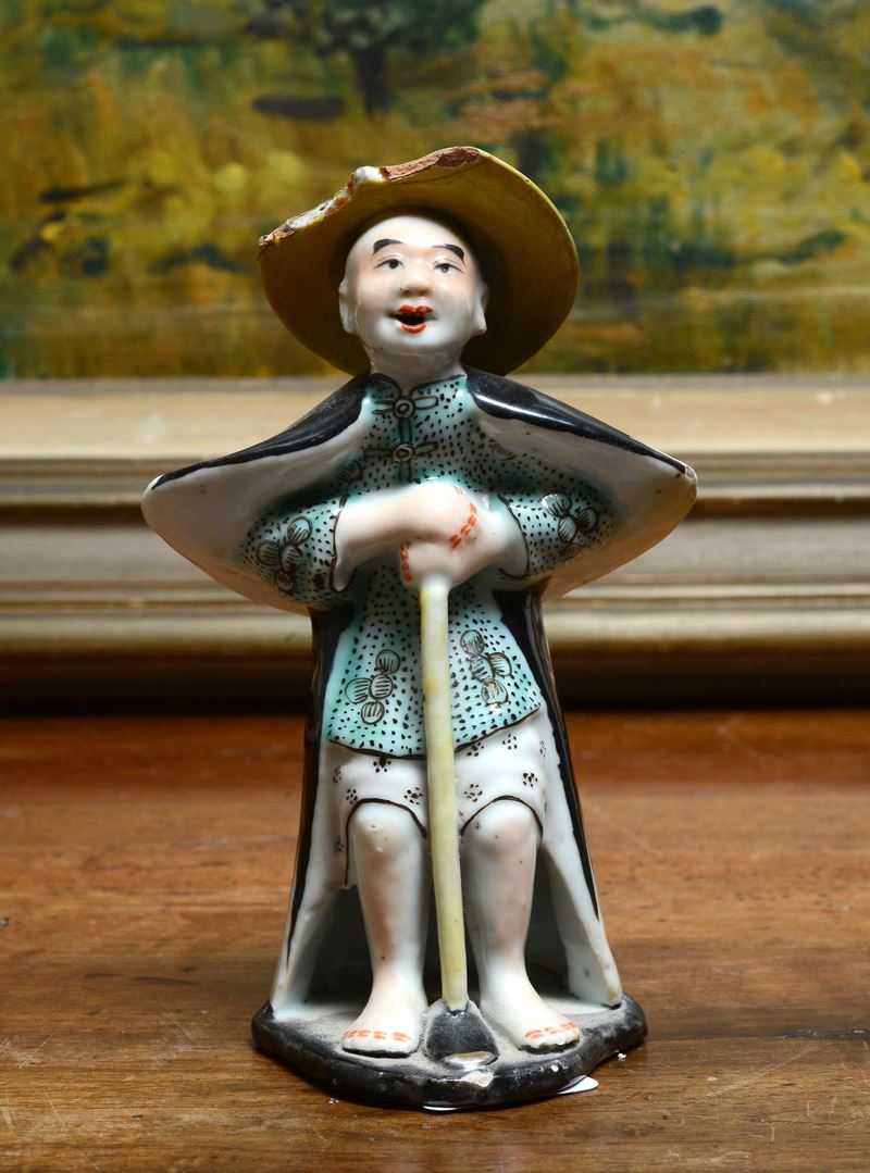 Figura di viandante cinese