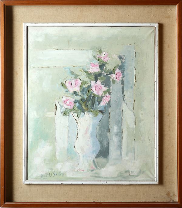 Danilo Fusi - Composizione con fiori