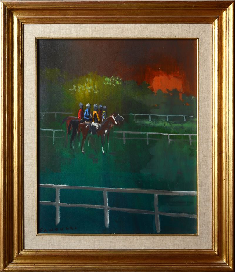 Cavalcata al tramonto