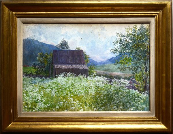 Anonimo, XX sec. - Paesaggio montano