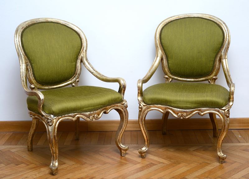 Coppia di poltroncine