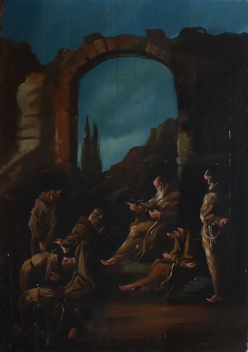 Conversazione tra monaci