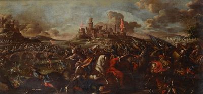 Battaglia fra Esercito Cristiano e Turchi