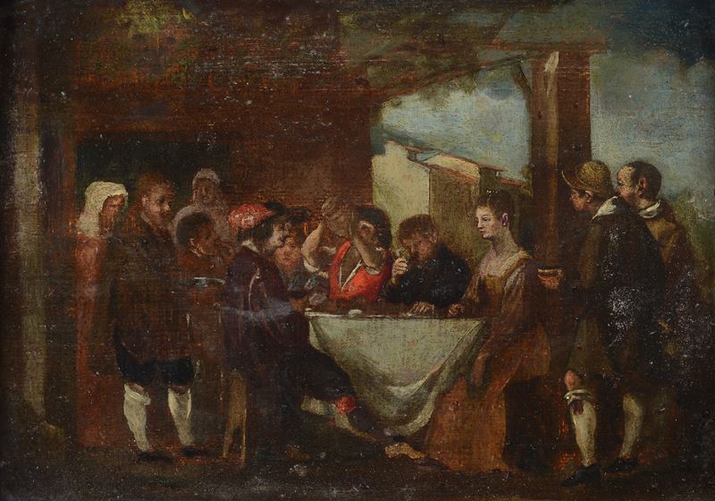 Pranzo sotto il pergolato