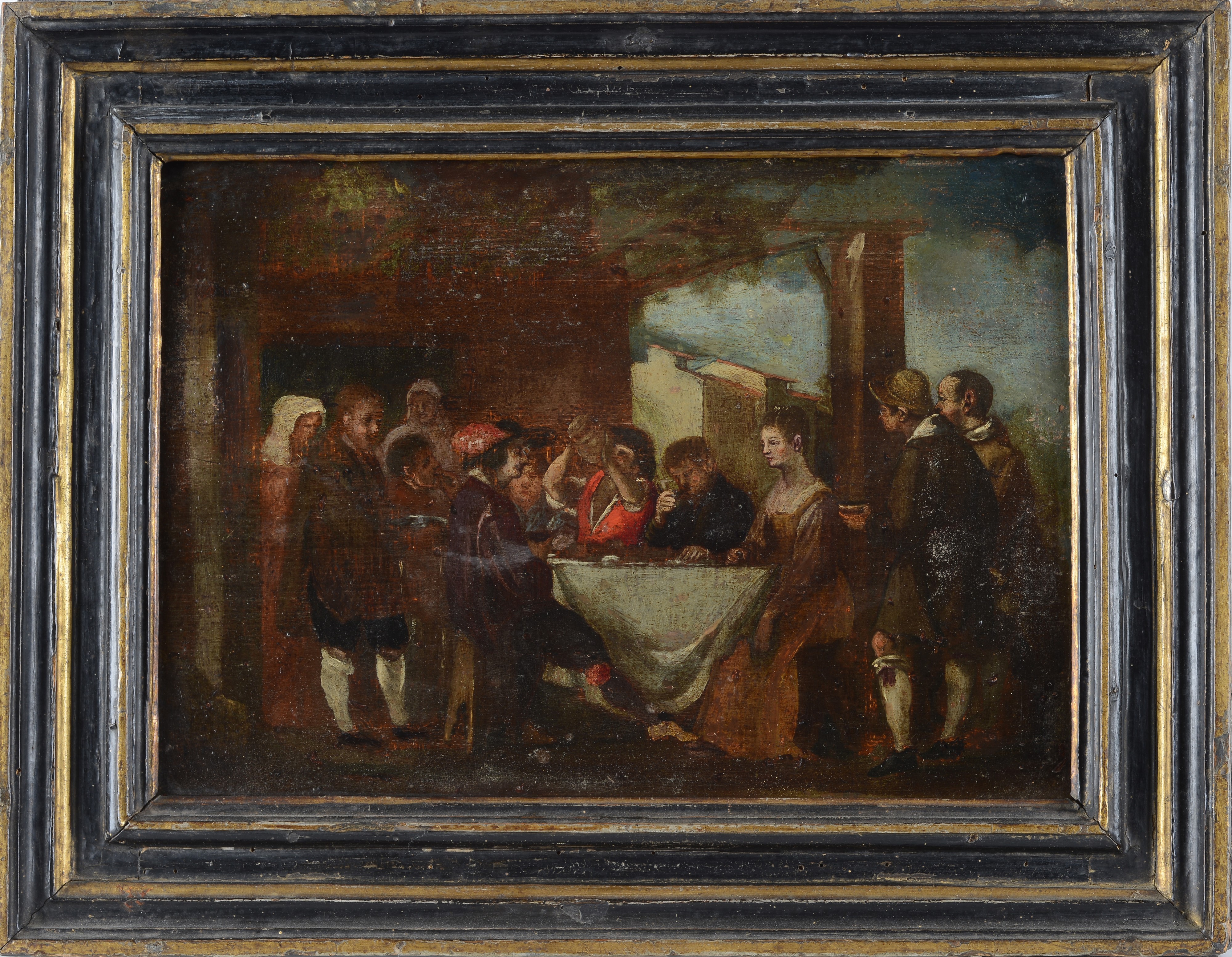 Pranzo sotto il pergolato