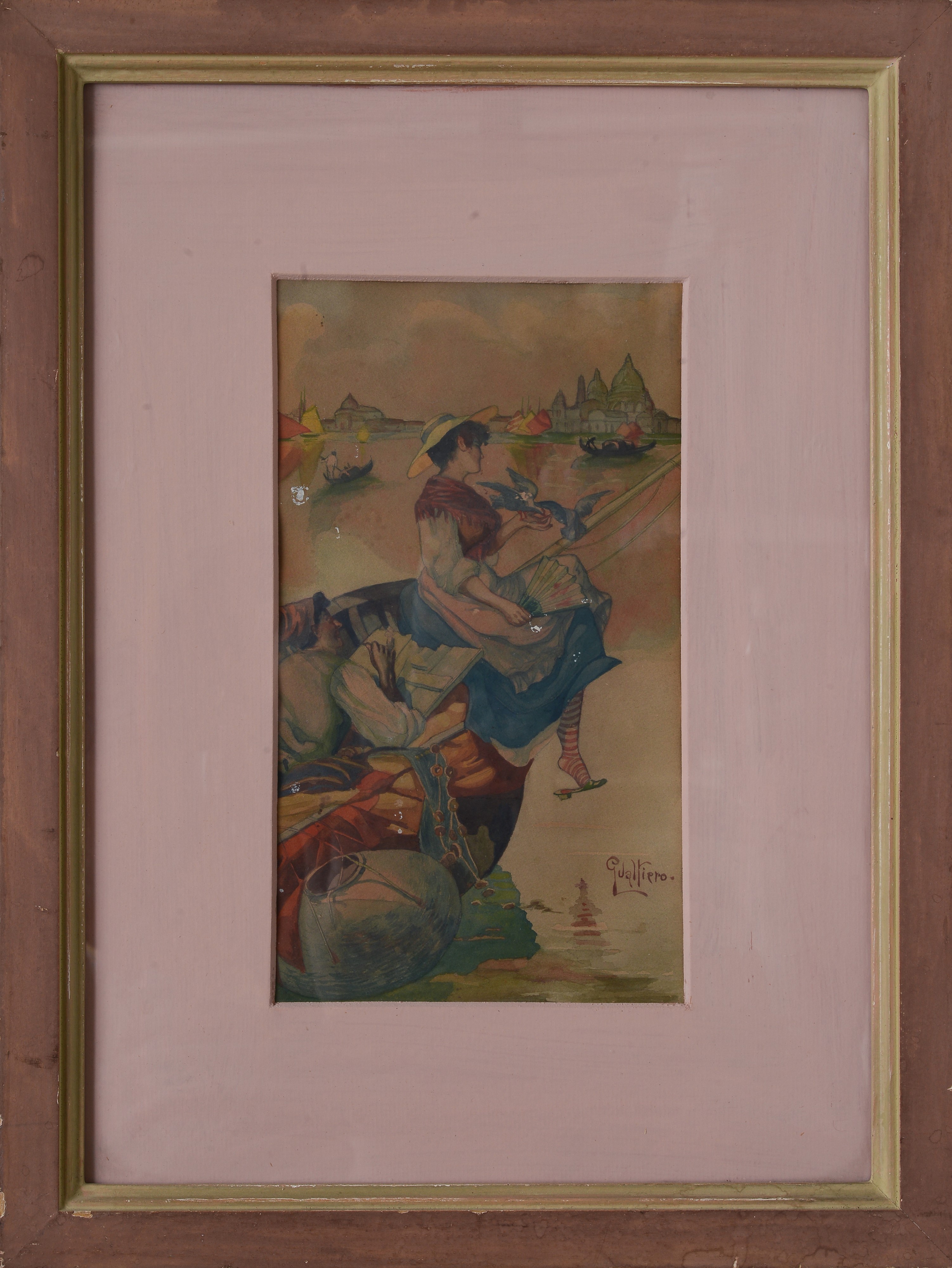 Sulla gondola a Venezia