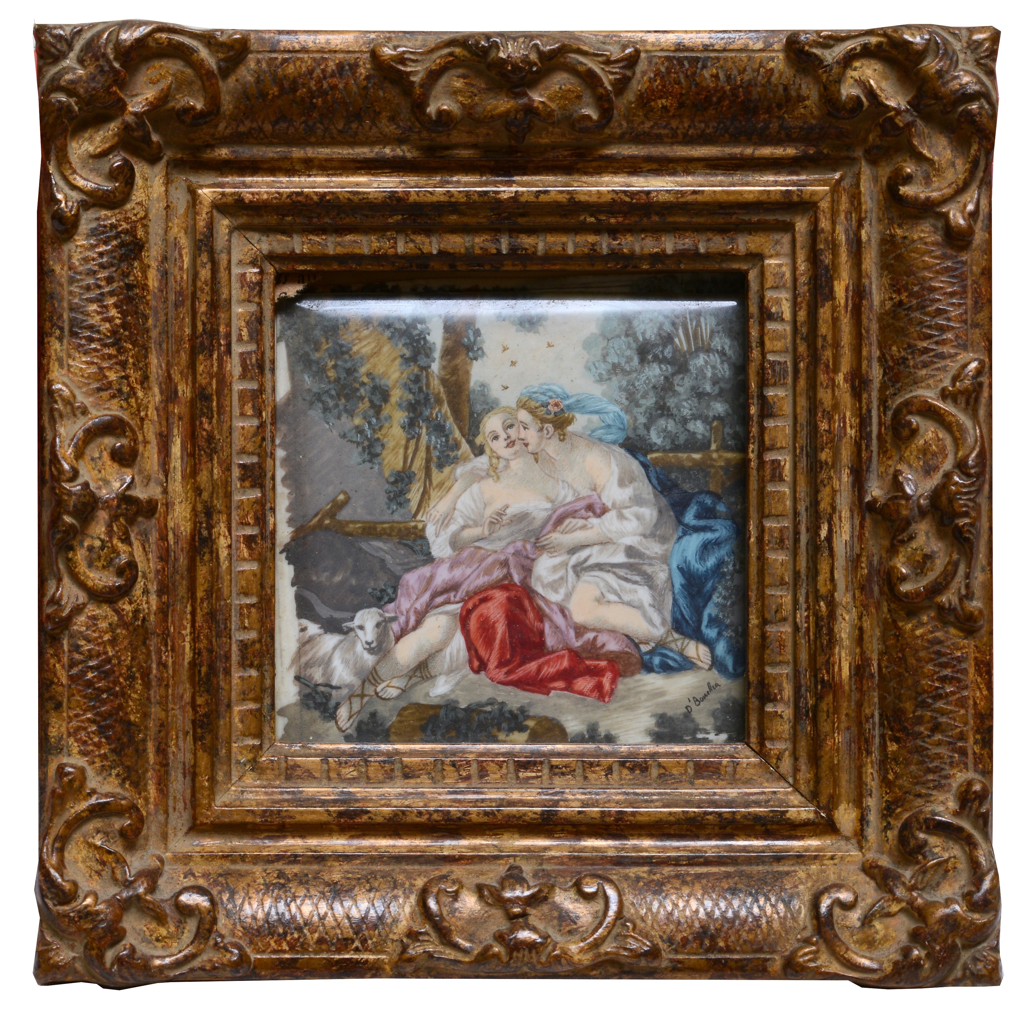 Coppia di scene mitologiche