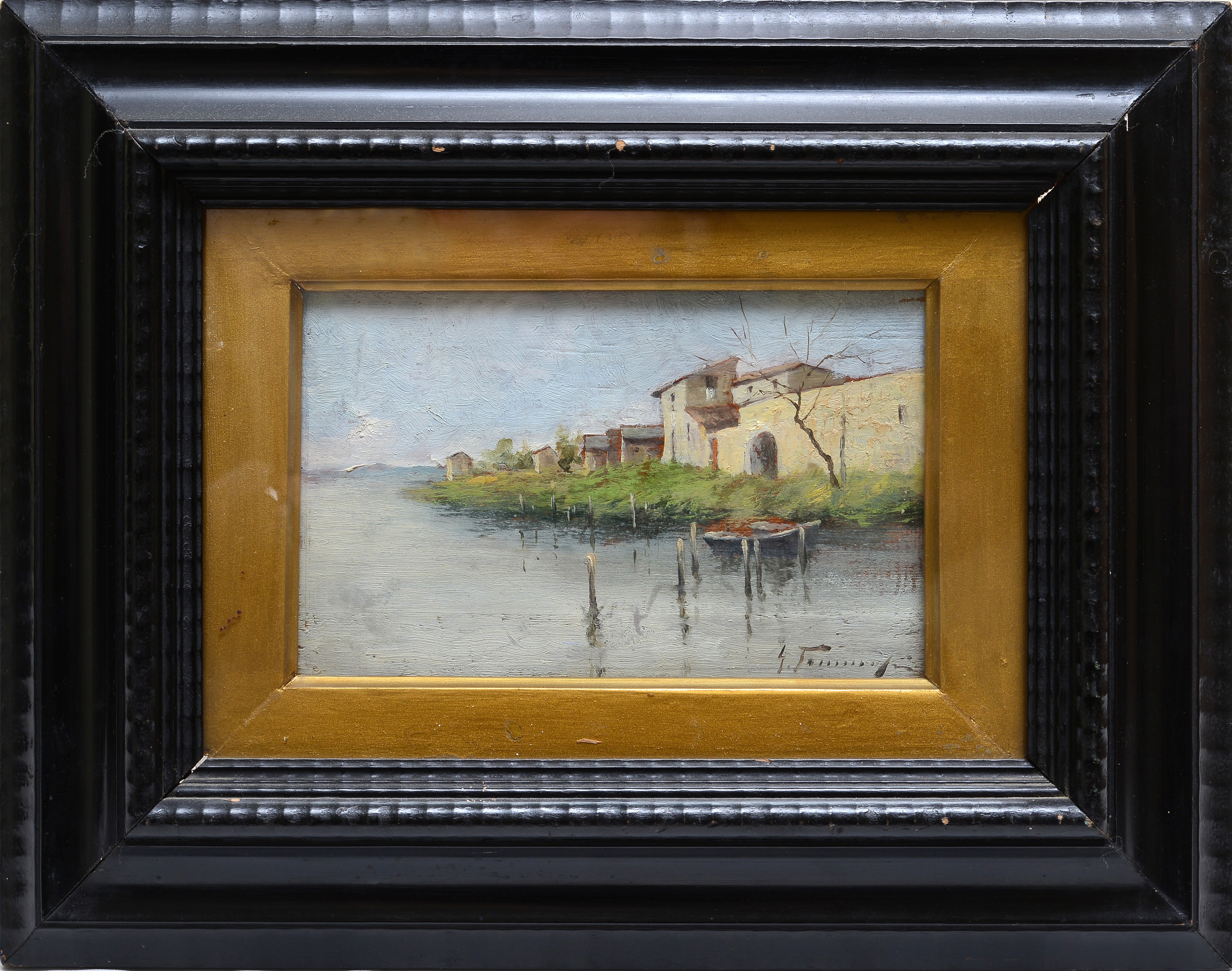 Gino Tommasi - Caseggiati Lungo il Fiume