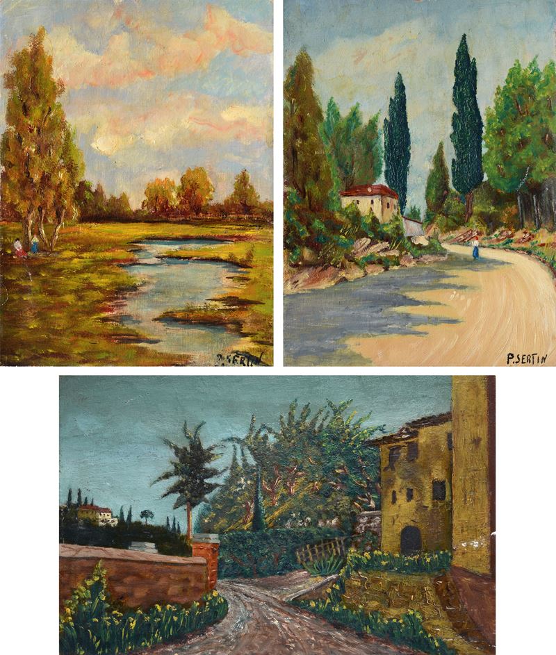 Tre paesaggi di campagna