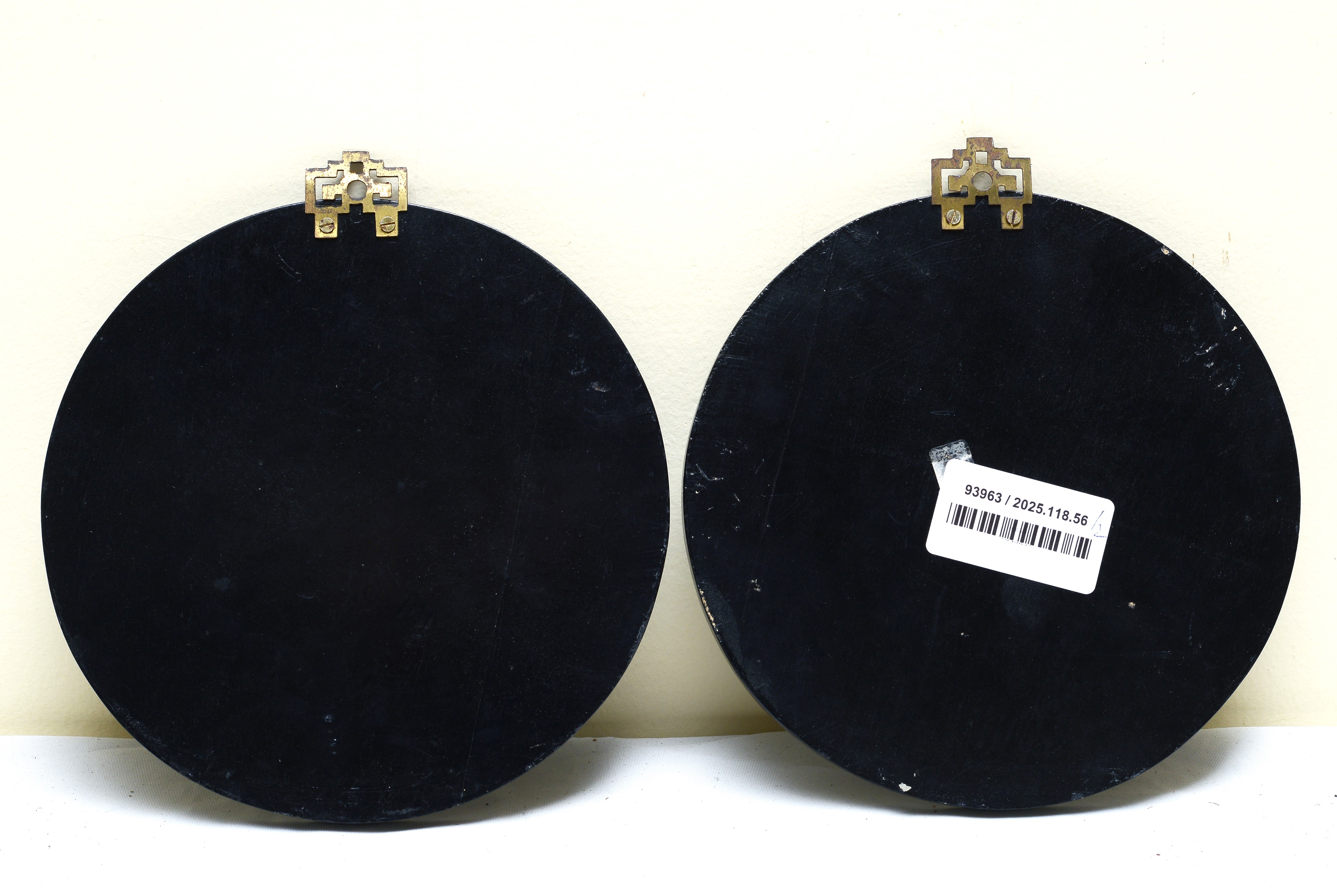 Coppia di pannelli circolari