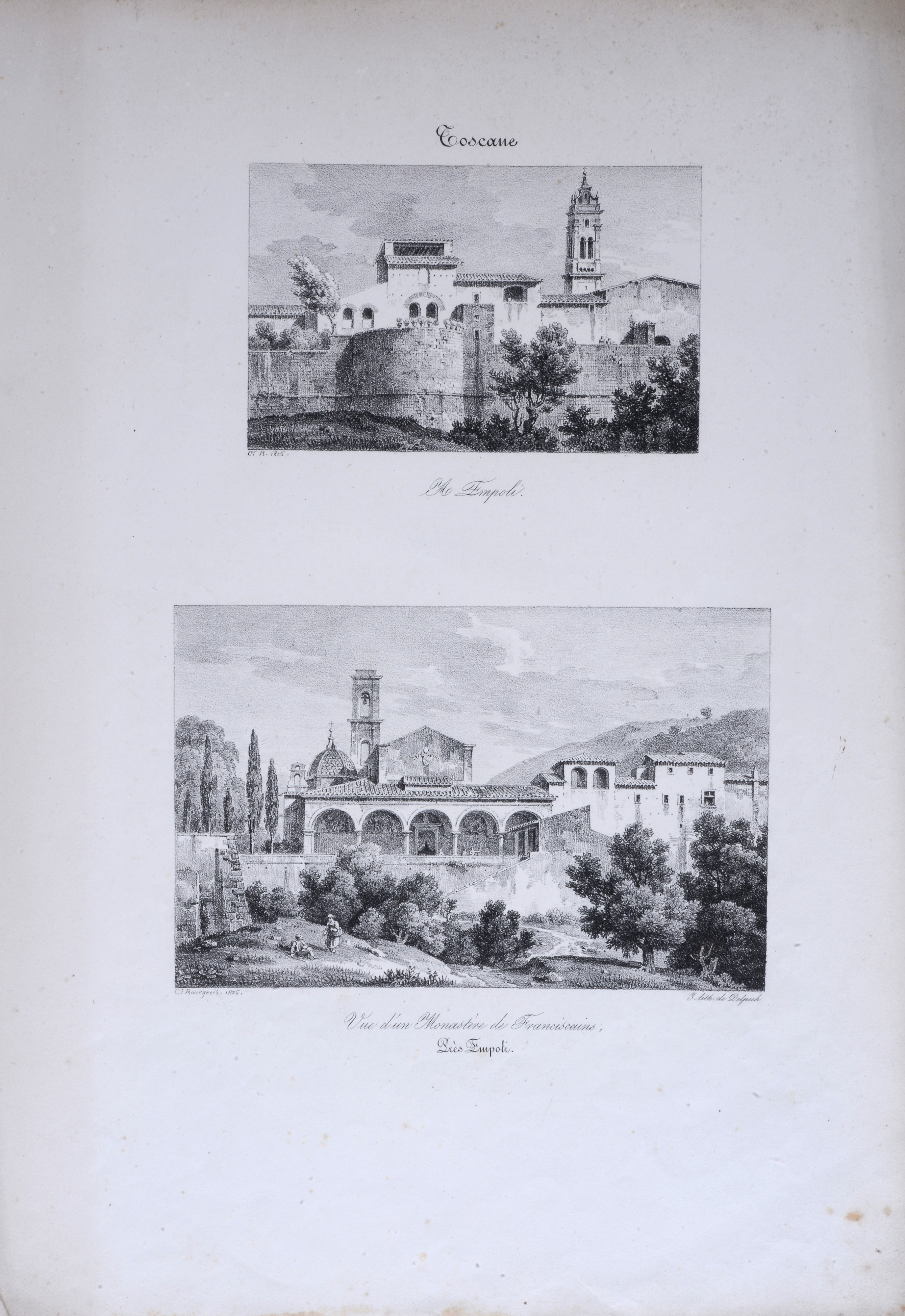 Nouveau Recueil De Vues Et Fabriques Pittoresques D'italie Dessinées D'après Nature En 1823 Et Li...