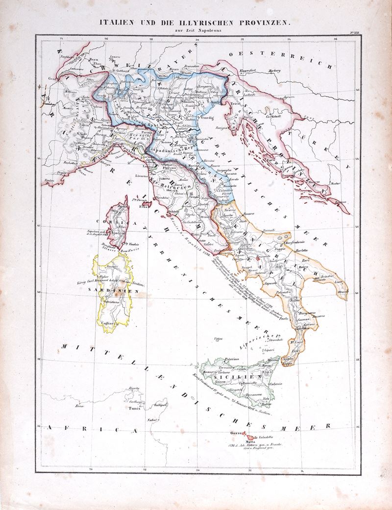 Italien und die Illyrisischen Provinzen zur Zeit Napoleons