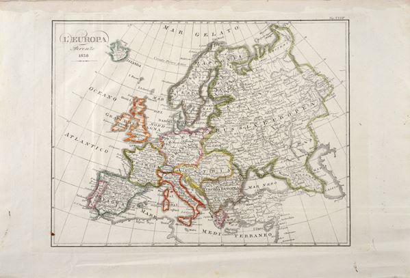 Cartina dell'Europa