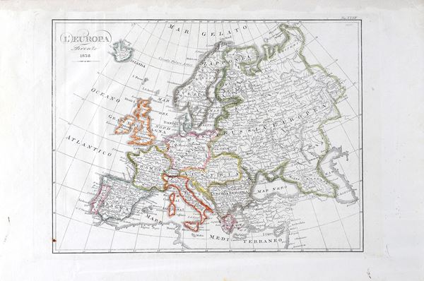 Cartina dell'Europa