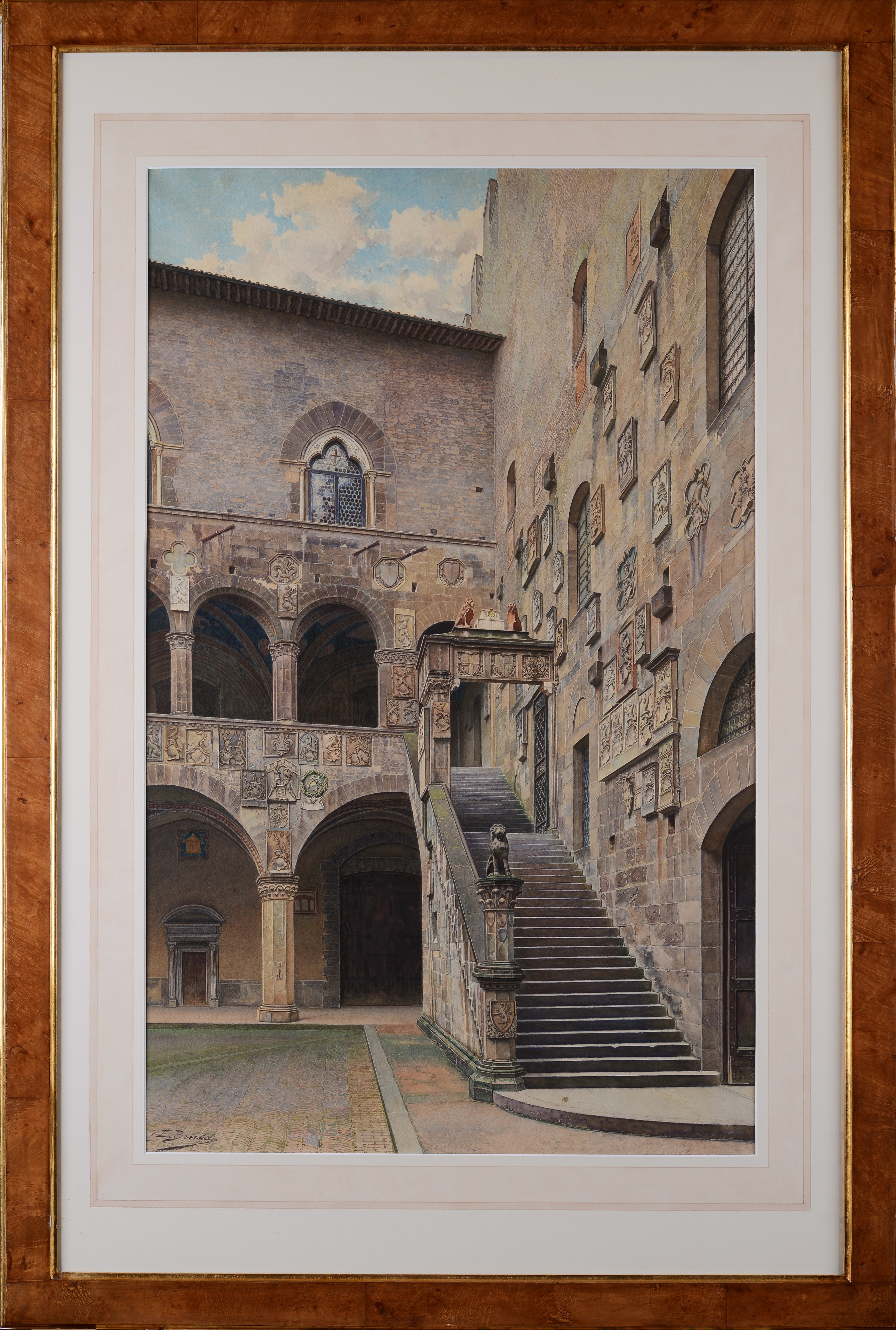 Ernesto Bensa - Cortile del Bargello