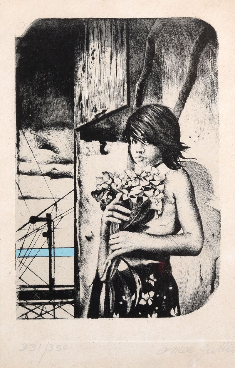 Omar Galliani - Senza Titolo