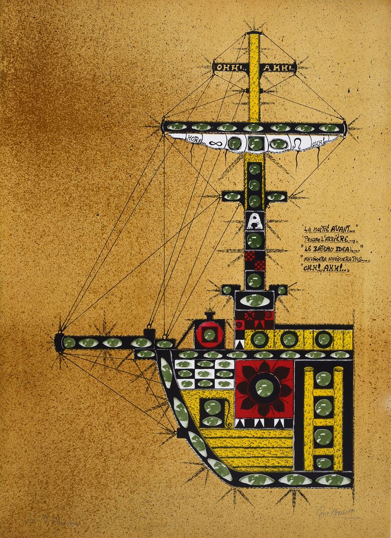 Guy Harloff - Senza titolo, litografia (tiratura 6/10)