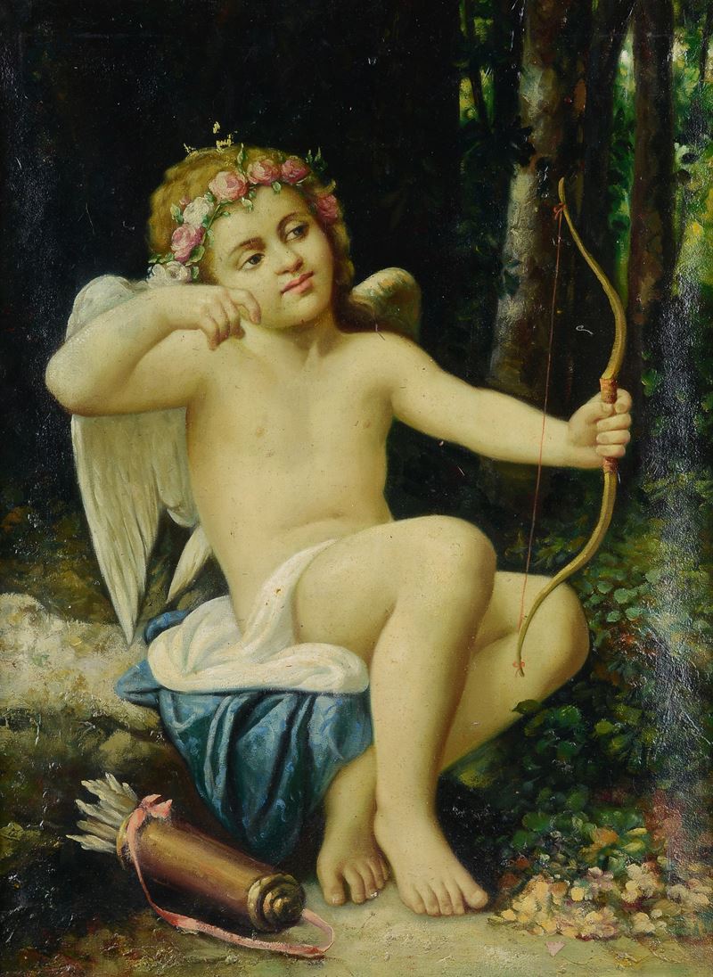 Anonimo, XIX Sec. - Cupido (da B. Perrault)