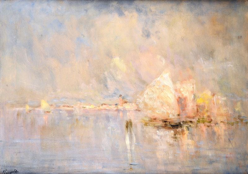 Ivan Karpoff - Barche in Laguna