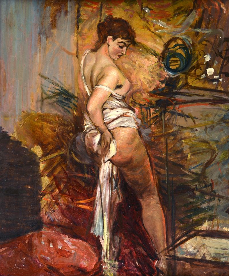 Anonimo, XIX Sec. - La Toilette (da Boldini)