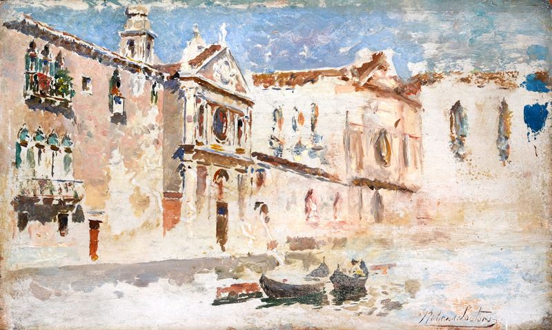 Attr. a Rubens Santoro - Canale di Venezia