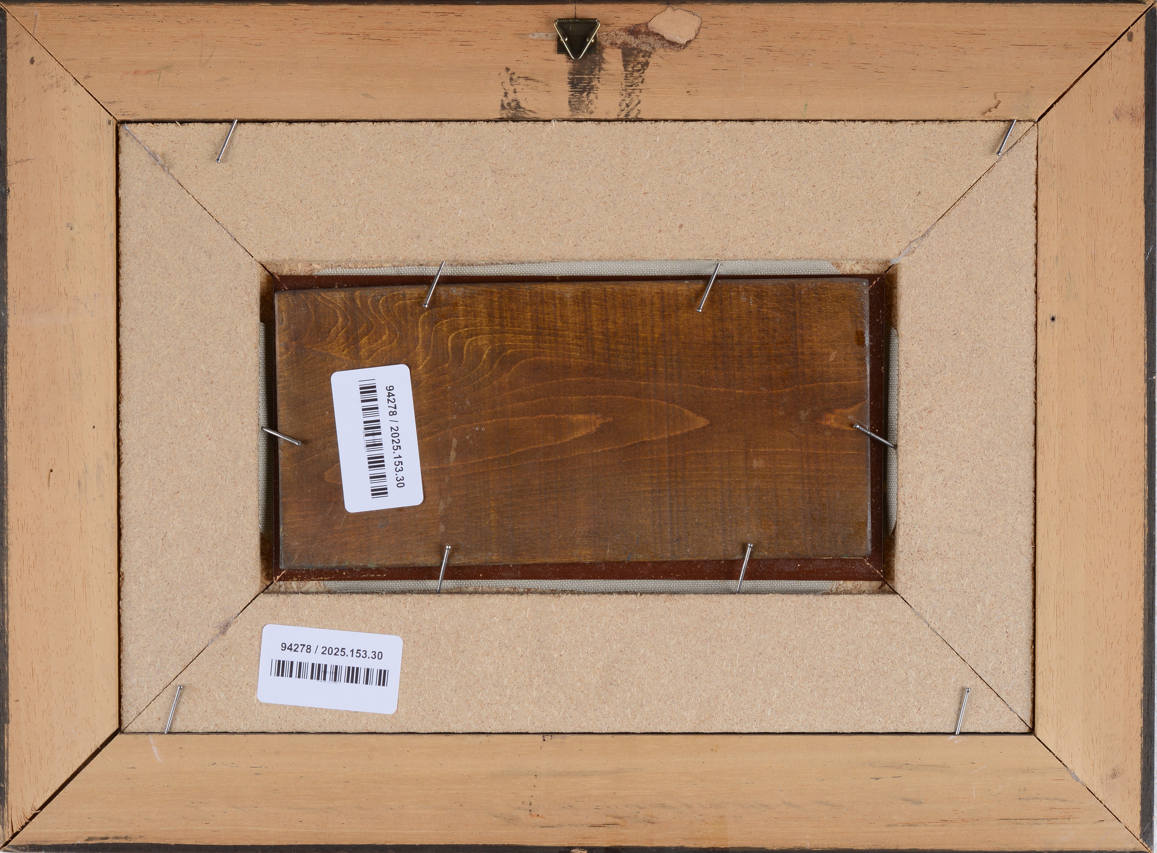 Paesaggio con case e figure