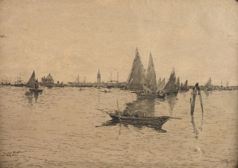 Beppe Ciardi - Veduta di Venezia