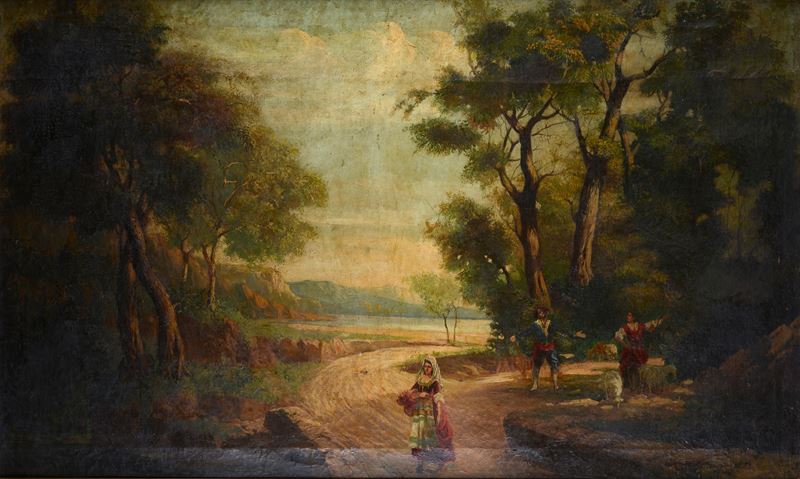 Paesaggio con figura