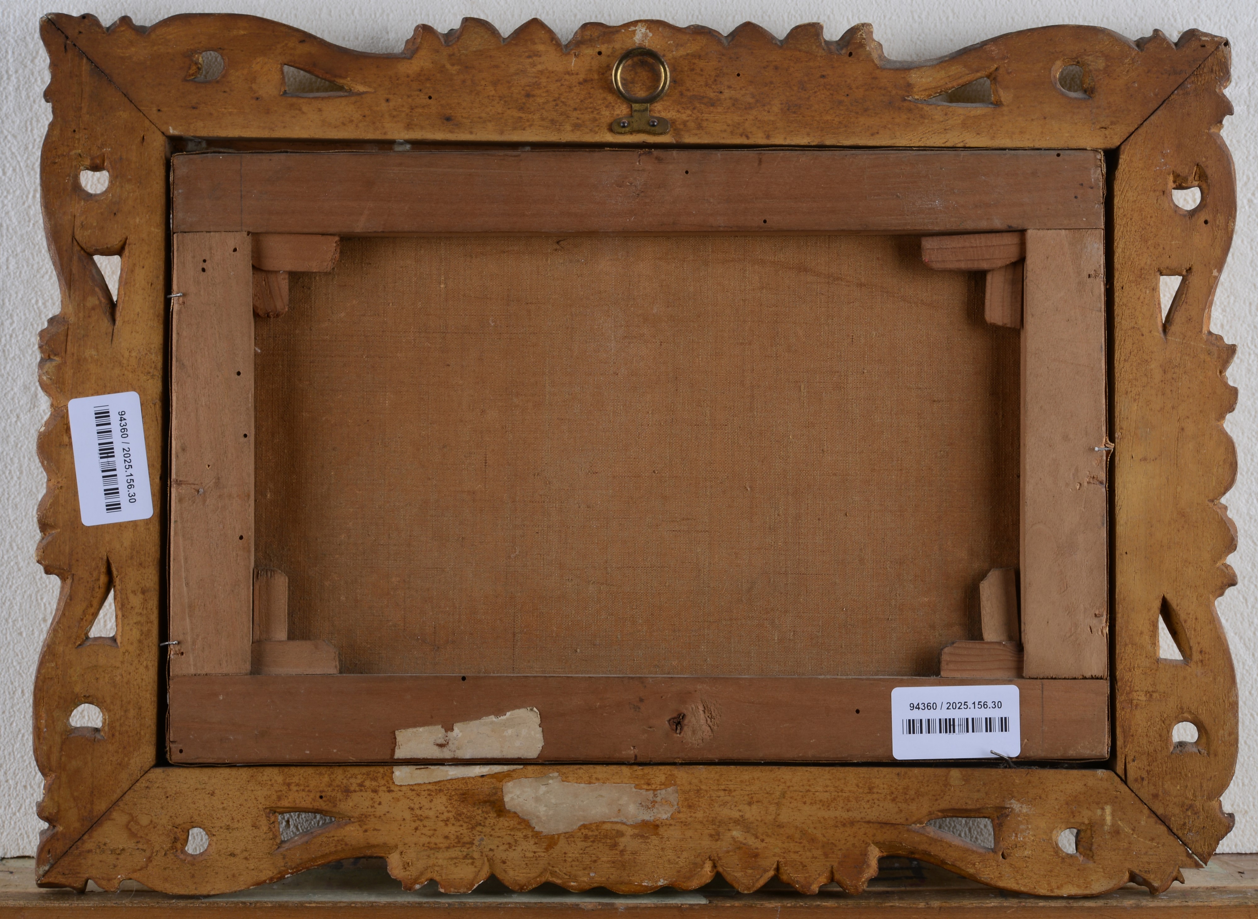 Paesaggio montano con figure