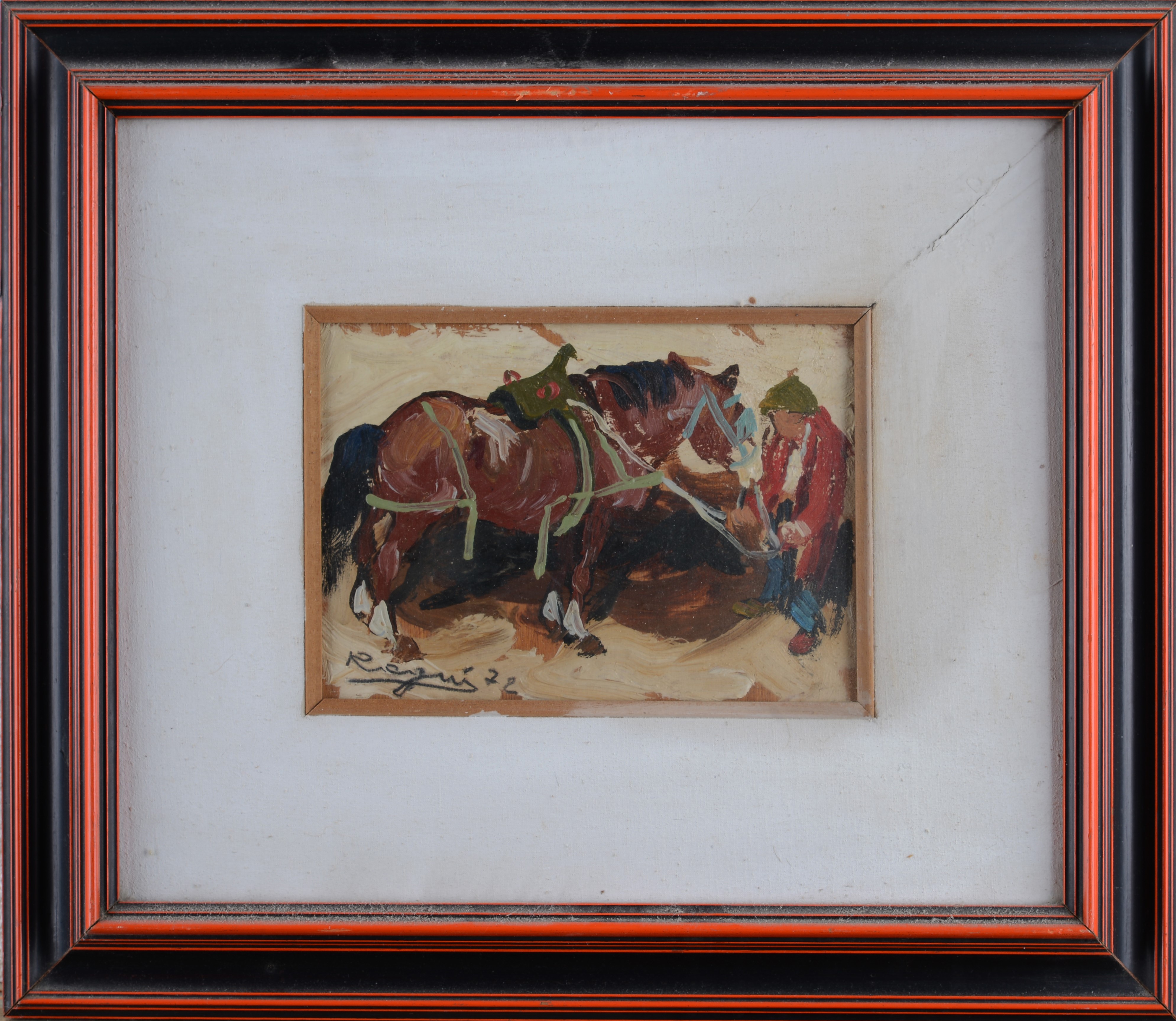 Basso Ragni - Uomo con Cavallo