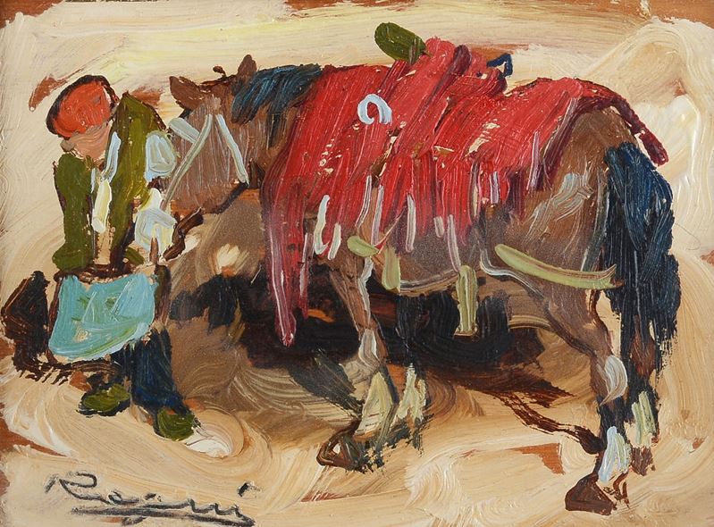 Basso Ragni - Uomo con Cavallo