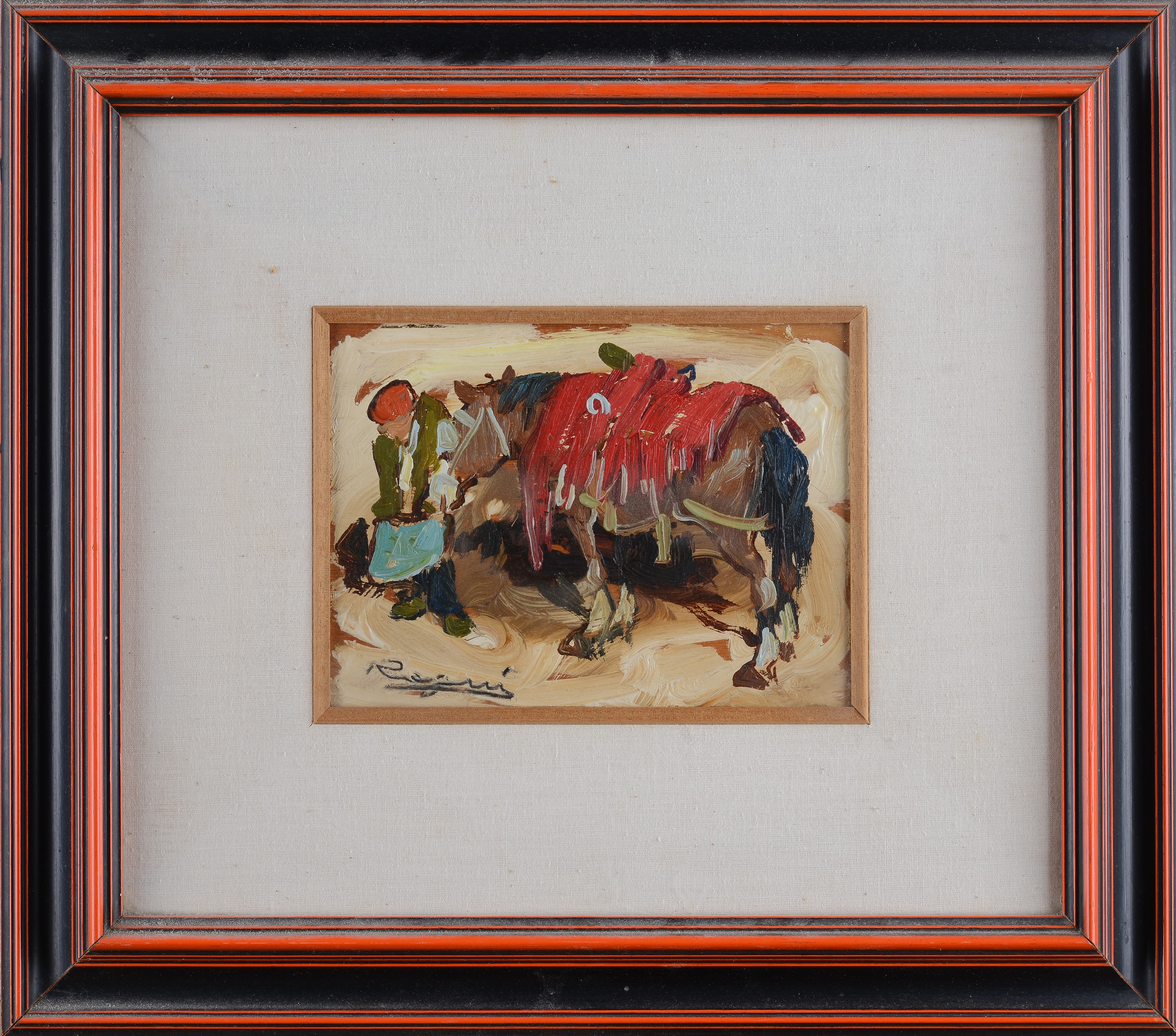 Basso Ragni - Uomo con Cavallo