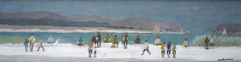 Marcello Boccacci - Pescatori sul Lago