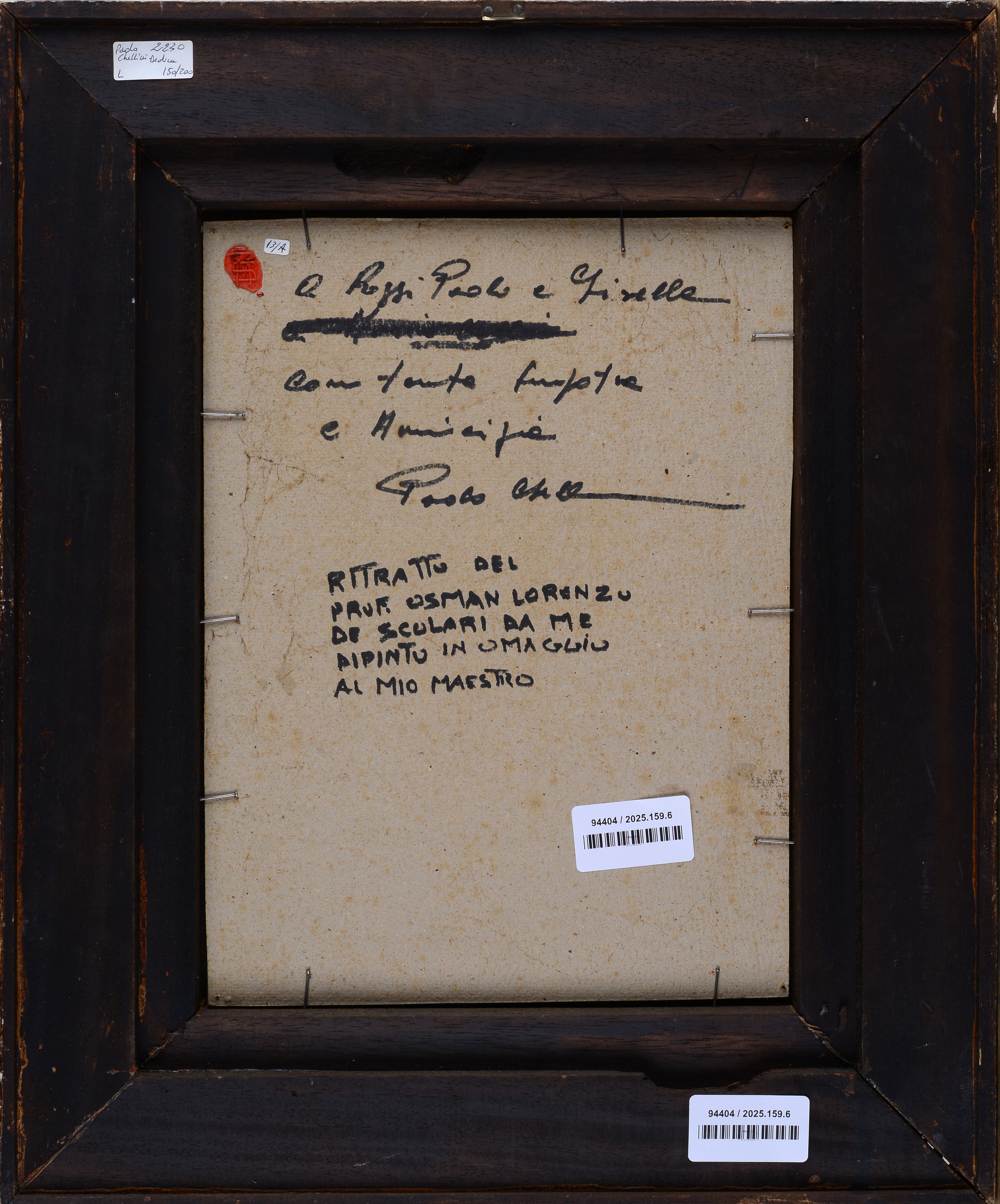 Ritratto di Osman De Scolari