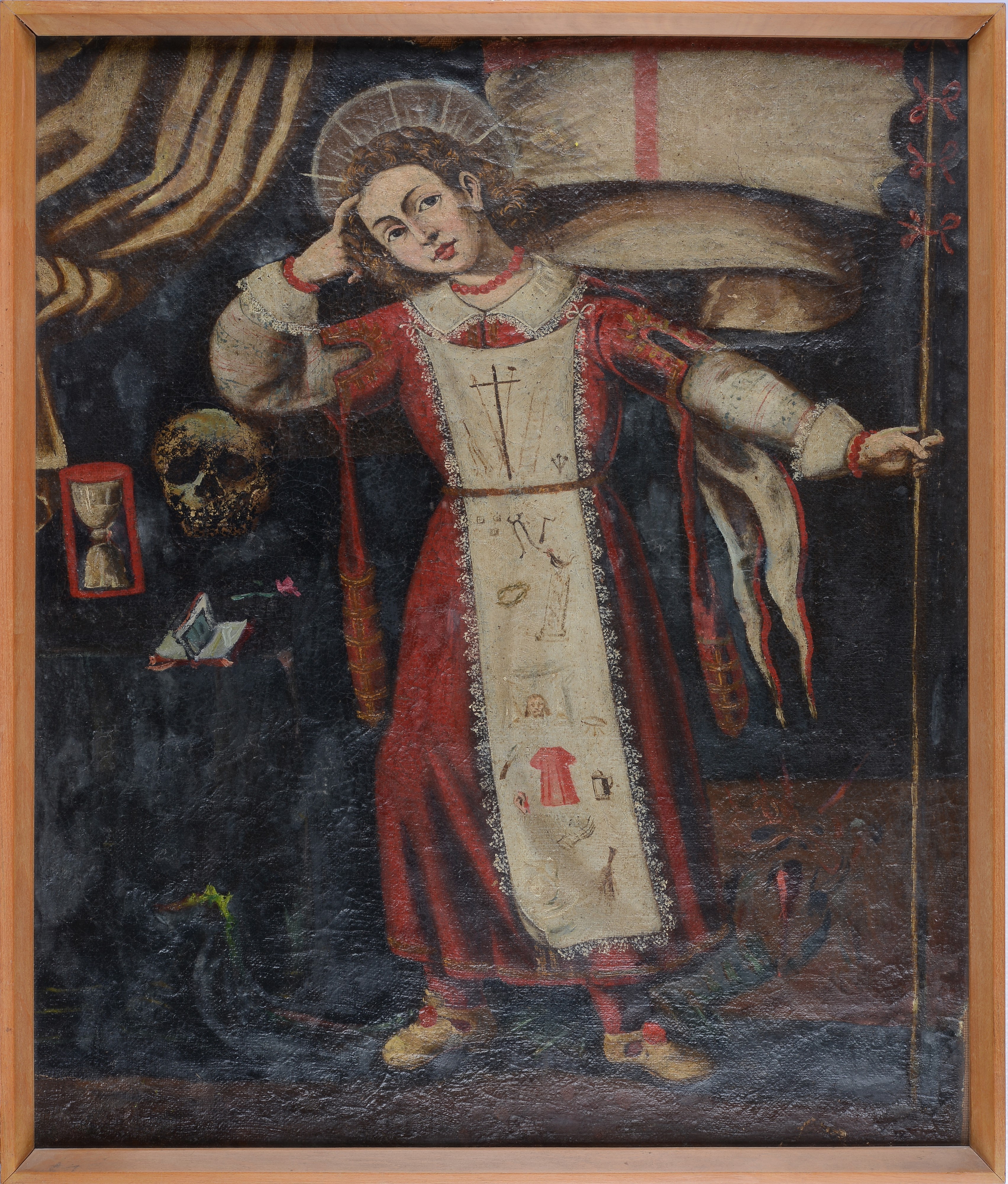 Anonimo, XVIII Sec. - Anonimo, Cristo fanciullo, olio su tela