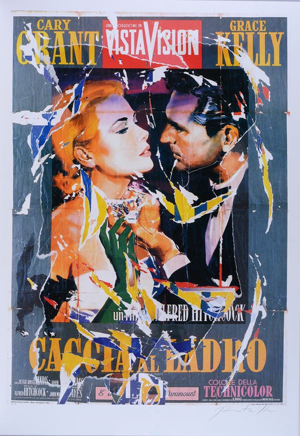 Mimmo Rotella - Caccia al ladro