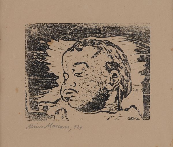 Mino Maccari - Volto di bambino