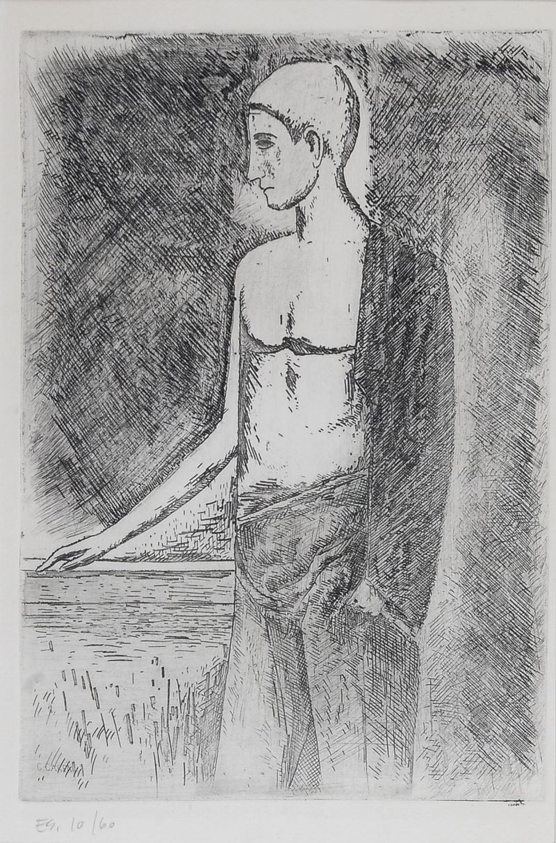 Carlo Carrà - Figura Virile