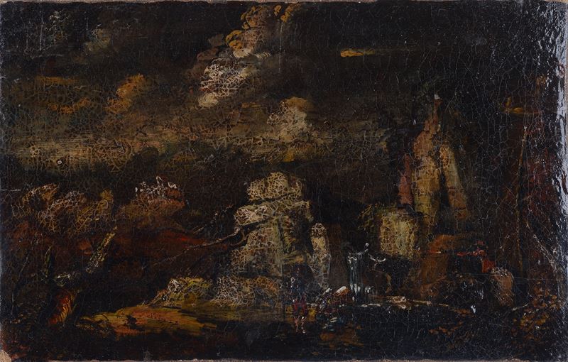 Paesaggio con figure