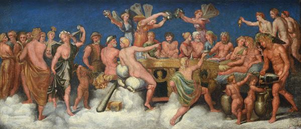 Anonimo, XIX sec. - Il banchetto degli dei