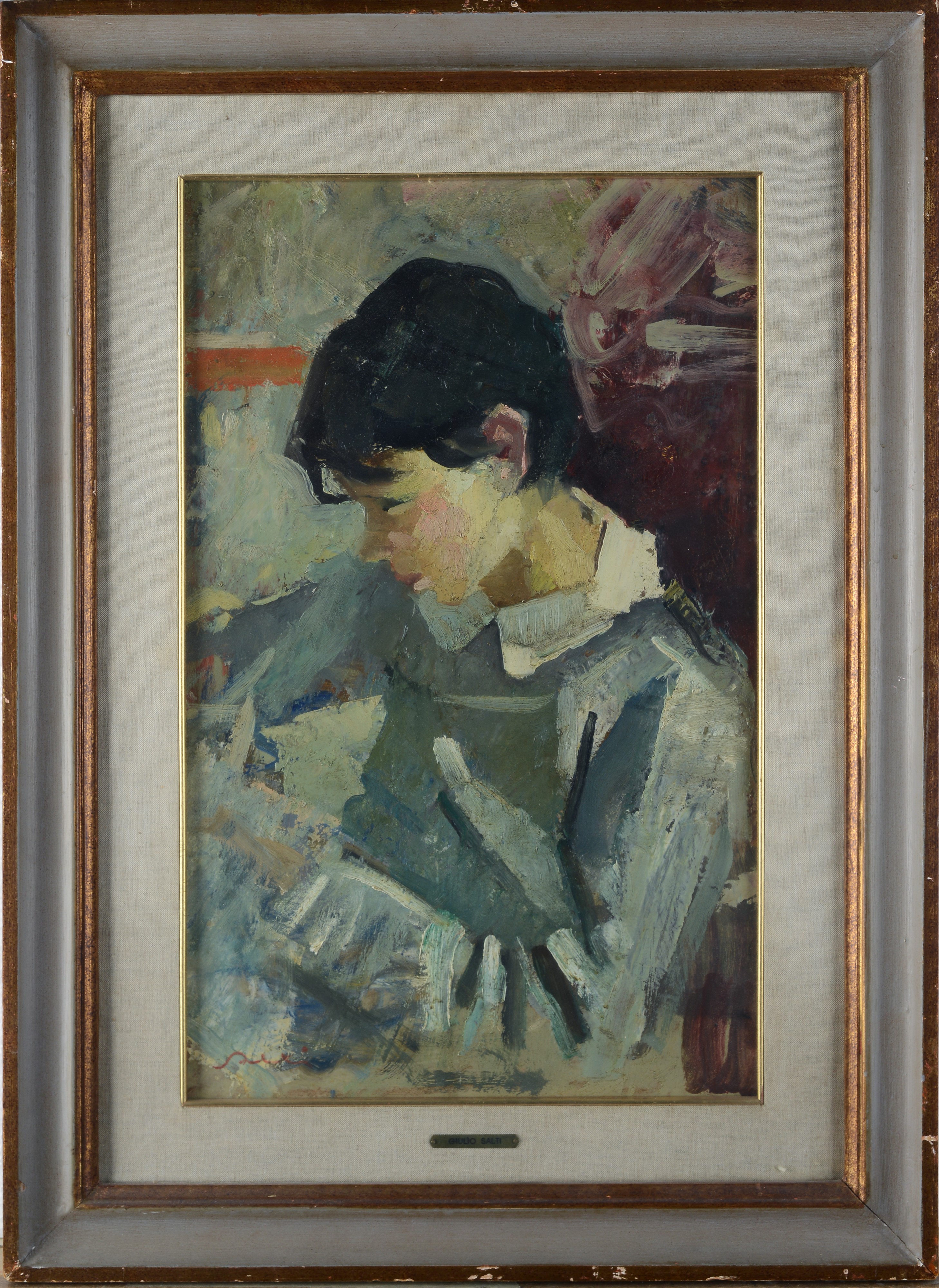 Giulio Salti - Fanciulla che Legge