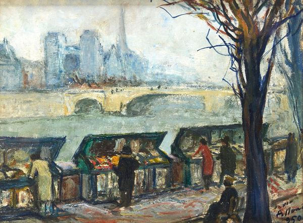 Silvio Polloni - Sulla Senna a Parigi