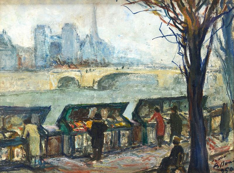 Silvio Polloni - Sulla Senna a Parigi