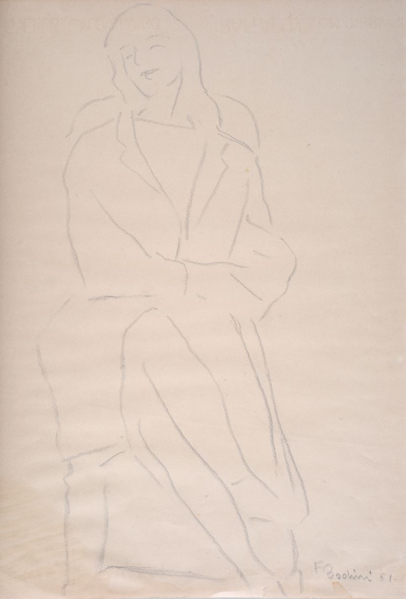 Floriano Bodini - Signora Seduta