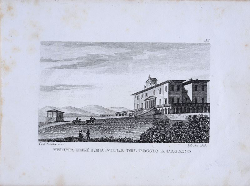 Veduta della Villa del Poggio a Caiano