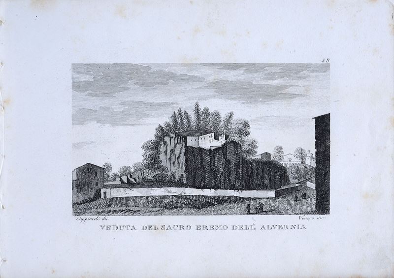 Veduta del Sacro Eremo dell'Alvernia