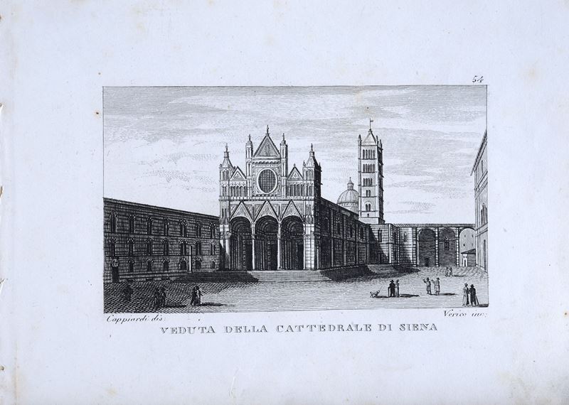 Veduta della Cattedrale di Siena
