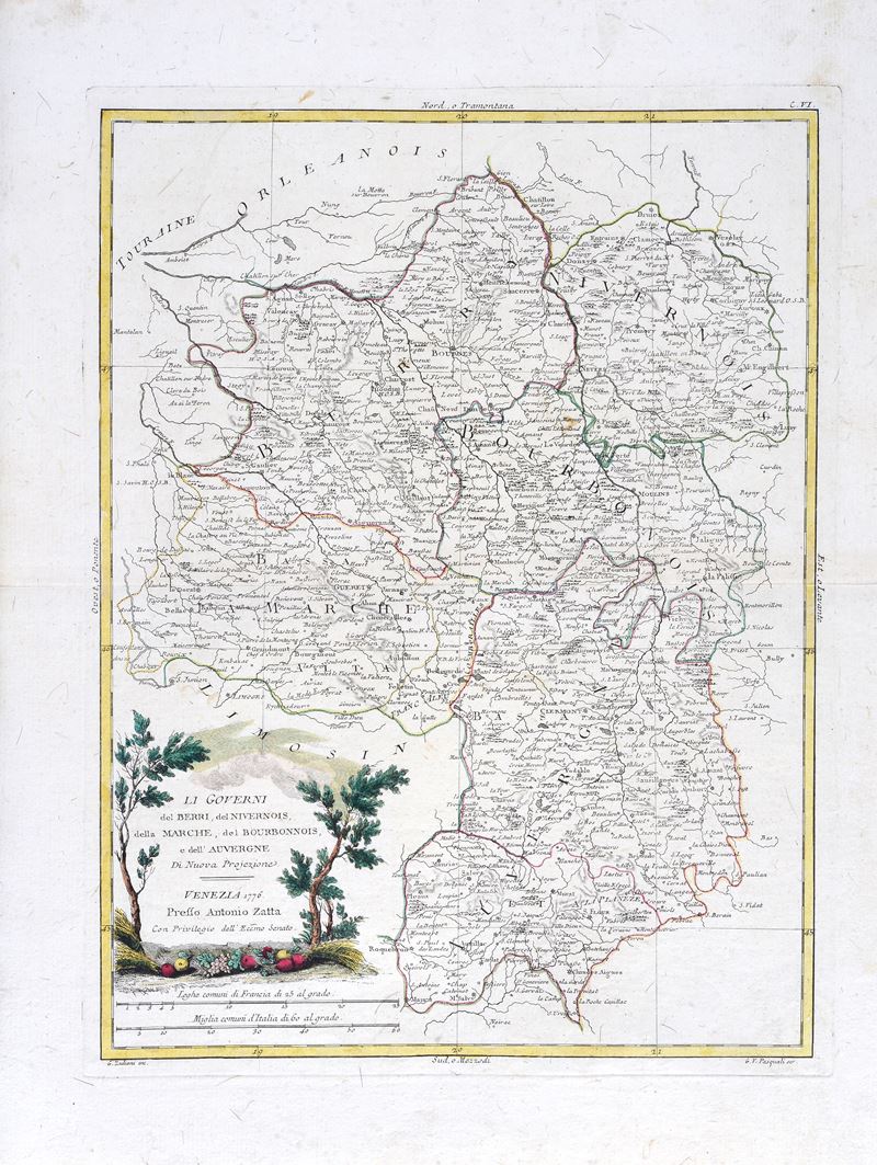 I governi del Berri, Del Nivernois, della Marche, del Bourbonnois e dell'Auvergne